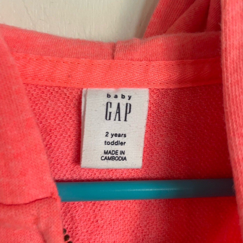 GAP Kids Zipped Hooded Sweater - Size 2T - Picture 4 of 13
